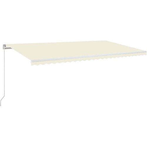 vidaXL Ročno zložljiva tenda 600x350 cm krem, (20609529) Cene