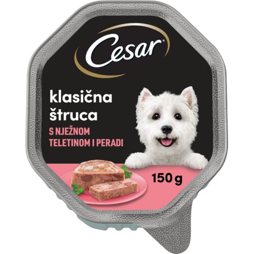Cesar hrana za pse teletina i živina 150G posuda Cene