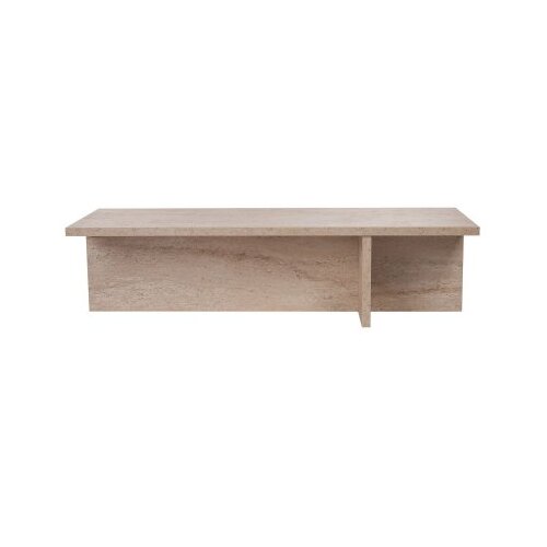 Hanah home Klub sto Harbor, 120x30x45 cm, Krem Slike