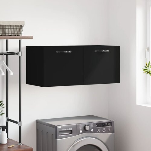 vidaXL Zidni ormarić crni 80 x 36 5 x 35 cm od konstruiranog drva Cijene