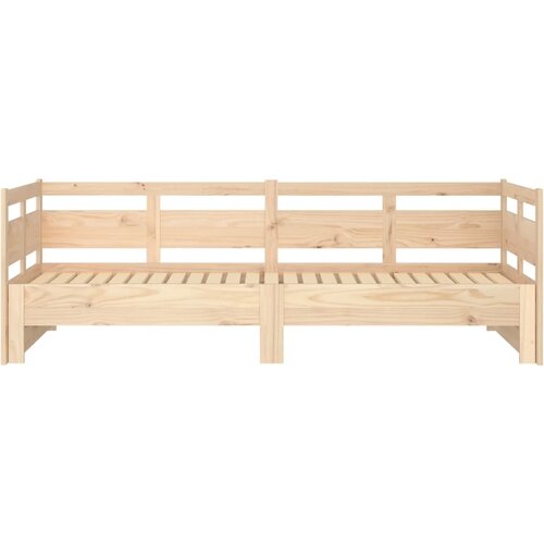  Dnevni ležaj na izvlačenje 2 x (90x200) cm od masivne borovine Slike