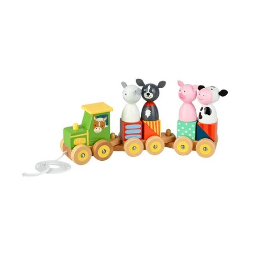 Orange Tree Toys Drveni vozić - farma ( OTT08131 ) Slike