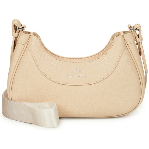 Armani Exchange Torbice za na ramo WAVE HOBO S Bež Slike