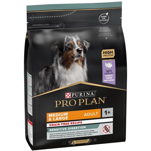 Pro Plan Suva hrana za pse GF M/L Opti Digest Curetina 2.5kg Slike