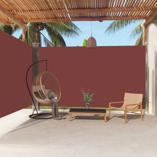 vidaXL Uvlačiva bočna tenda smeđa 220 x 600 cm Cijene