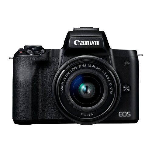 Canon EOS M50 (Crna) + EF-M 15-45mm digitalni fotoaparat Slike