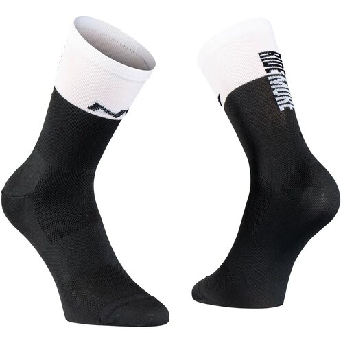 Northwave Cyklistické ponožky Work Less Ride More High Sock Black Cene