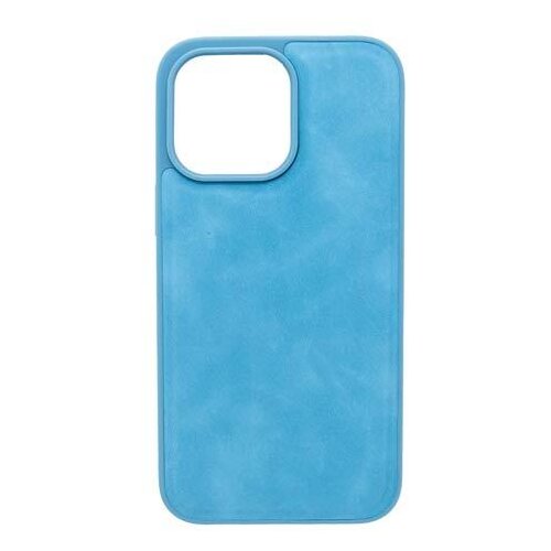  Maska za telefon LEATHER CASE za Iphone 14 Pro Max, Svetloplava Cene