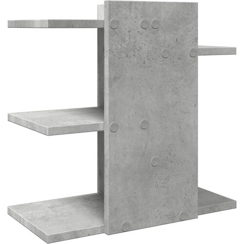  Organizator za stol boja betona 42x21,5x42 cm konstruirano drvo Slike