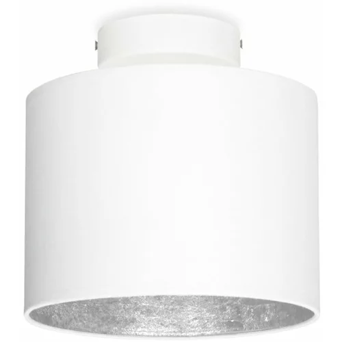 Sotto Luce Bela stropna svetilka z detajli v srebrni barvi MIKA Elementary XS, ø 20 cm