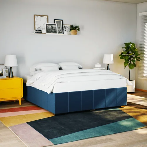 Furnova Posteljni okvir brez vzmetnice moder 180x200 cm blago, (21942359) Furnova Posteljni okvir brez vzmetnice moder 180x200 cm blago, (21942359)