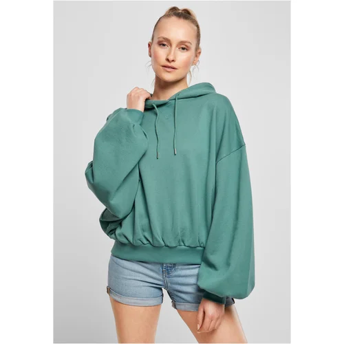 Urban Classics Women's bio oversized terry sweatshirt with a pale liner