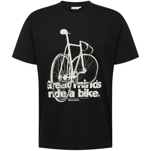 DEDICATED. Majica 'Stockholm Bike' crna / bijela