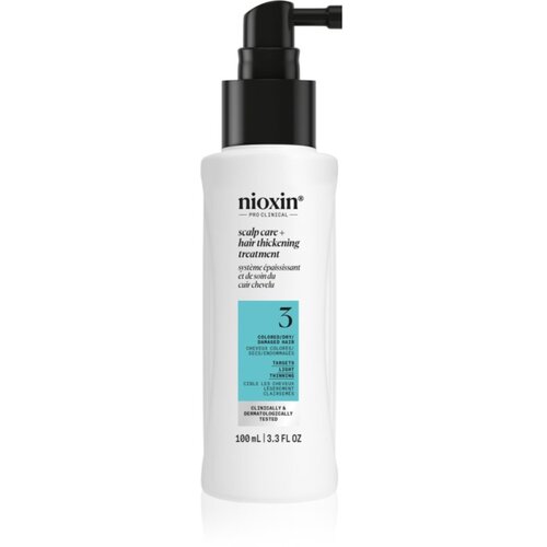 Nioxin System 3 Scalp + Hair Thickening Treatment nega brez spiranja za redke lase 100 ml Cene
