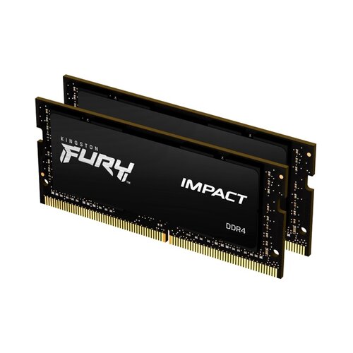 Kingston FURY Impact/DDR4/komplet/32 GB: 2 x 16 GB/SO-DIMM 260-pin/3200 MHz / PC4-25600/unbuffered KF432S20IBK2/32 Slike