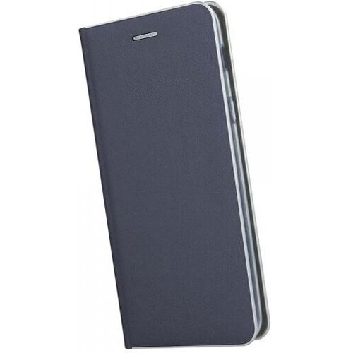  Premium preklopna torbica huawei p30 pro - modra s srebrnim robom Slike