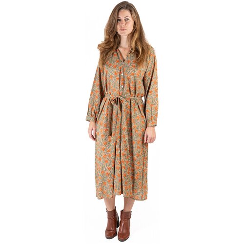 Isla Bonita By Sigris Dolge obleke Dolga Midi Obleka Siva Slike
