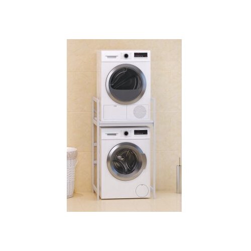 Hanah home C7 - white white washing machine cabinet Cene