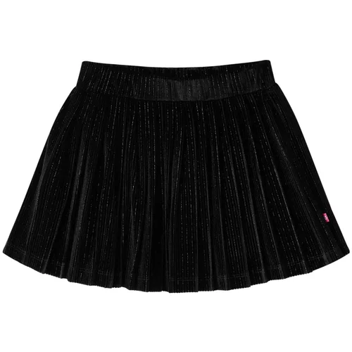  Dječja plisirana suknja s lurexom crna 104