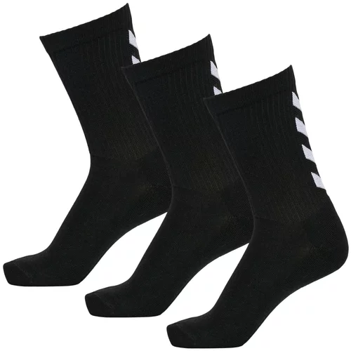 Hummel Sportske čarape crna / bijela