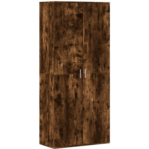 Maison Chic Omarica za obutev - Kopa za čevlje dimljeni hrast 80x39x178 cm inženirski les, (21778063) Cene