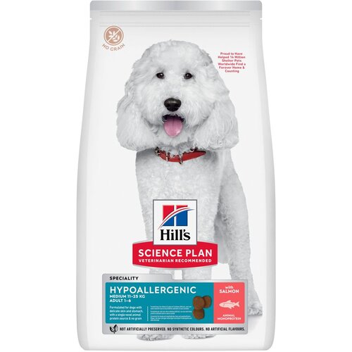 HILL'S SCIENCE Plan Adult Hypoallergenic Medium s lososom - 3 x 2,5 kg Cijene