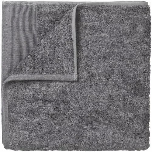 Blomus Temno siva bombažna kopalna brisača, 140 x 70 cm