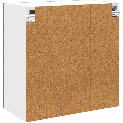  Zidni stakleni ormarić Lucca Crni hrast 60 x 31 x 60 cm Slike