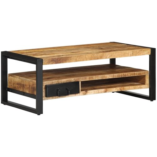  Stol za kavu 90x50x36 cm Puno grubo drvo Mango Slike