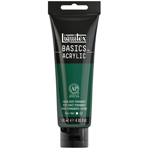 LIQUITEX Basics Akrilna barva (Permanentzelene barve temno, 118 ml) Cene