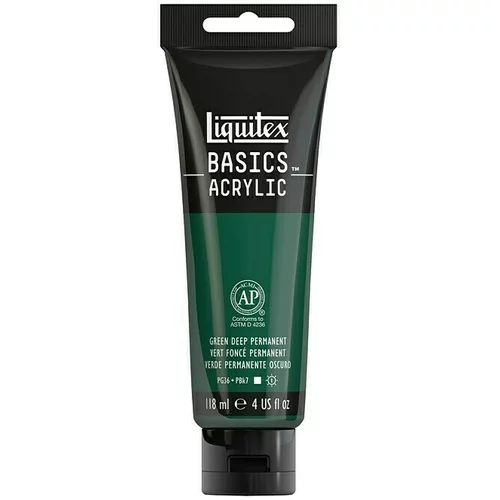 LIQUITEX Basics Akrilna boja (Trajno tamno zelena, 118 ml)