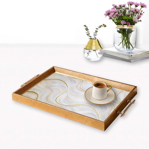 Aberto Design Poslužavnik TPEA9808 50 x 29 x 3.5 cm, Šareni Cene