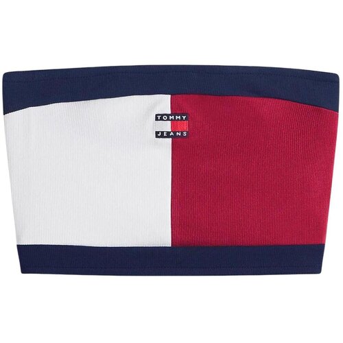 Tommy Hilfiger Topi &amp;amp; Bluze DW0DW22637 Rdeča Slike