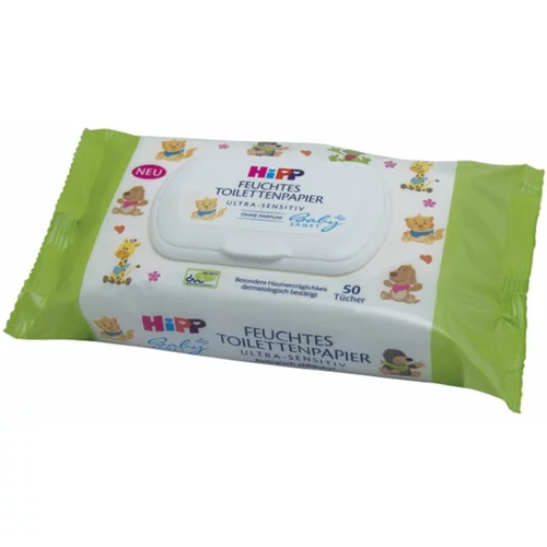 Hipp Babysanft Ultra Sensitive vlažilni toaletni papir 50 kos