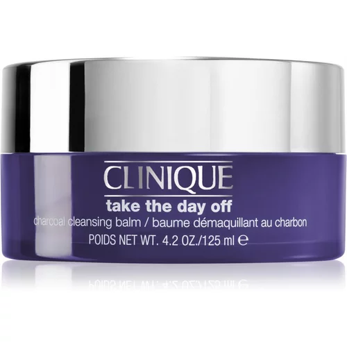 Clinique Take The Day Off™ Charcoal Detoxifying Cleansing Balm čistilni balzam za odstranjevanje ličil z aktivnim ogljem 125 ml