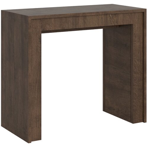 Ityhome 90 x 78 konzolna miza rjava, (20847784) Slike