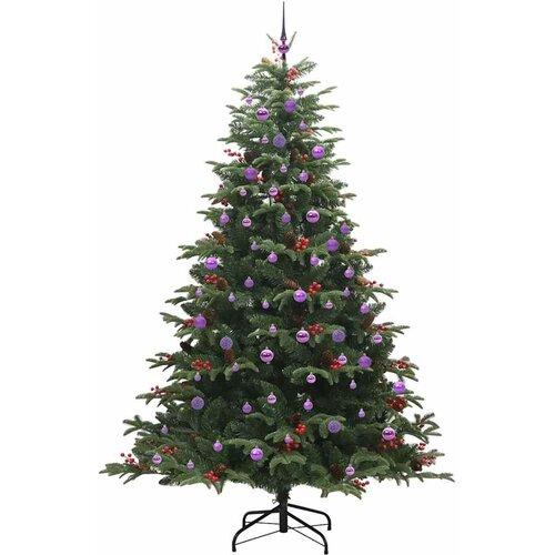 Umjetno božićno drvce Zelena 240 cm PVC i Metal i Plastika Slike