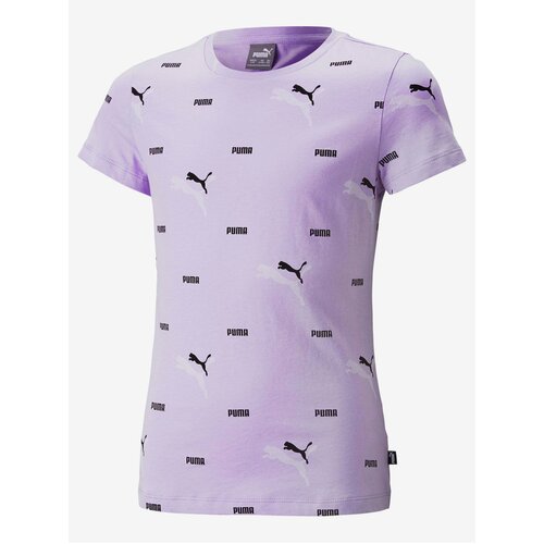 Puma Light purple Logo Power T-Shirt - Women Slike