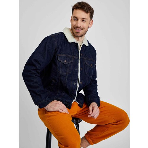 GAP Denim Jacket sherpa - Men Cene