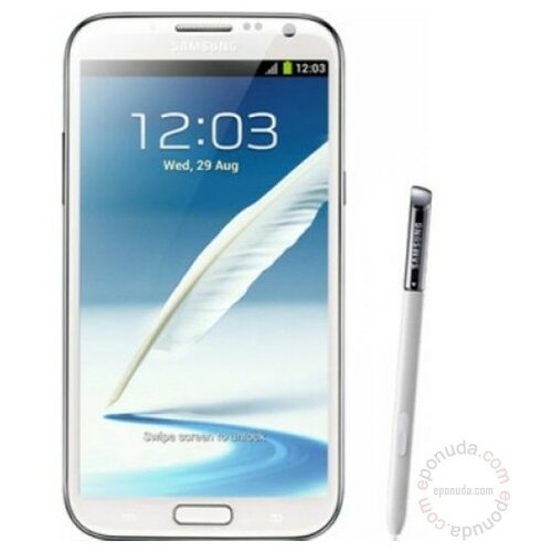 Samsung Galaxy Note 2 - N7100 Note II Cerramic White mobilni telefon Slike