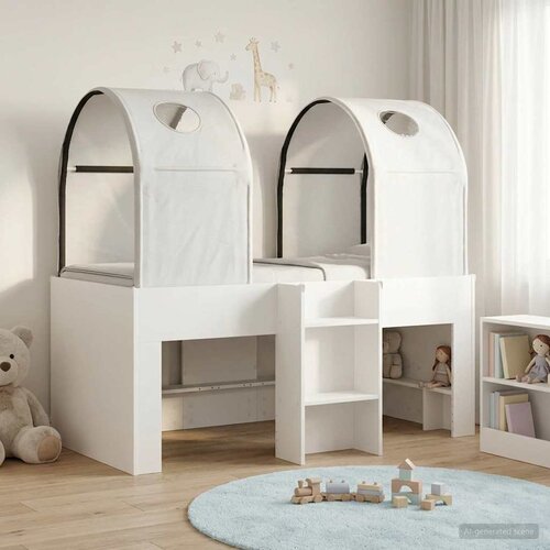  Krevet s Tunelom 4 pcs Bijela Konstruirano drvo Cijene