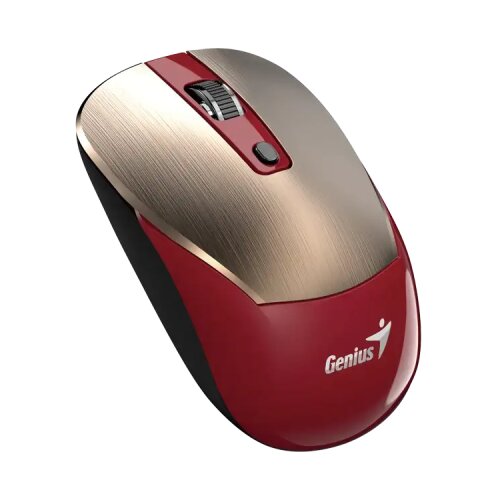 Genius NX-7125 preprosta in zanesljiva brezžična mi&amp;scaron;ka Gold/Red plug-and-play 31030044403 Copilot, (5000367968) Slike