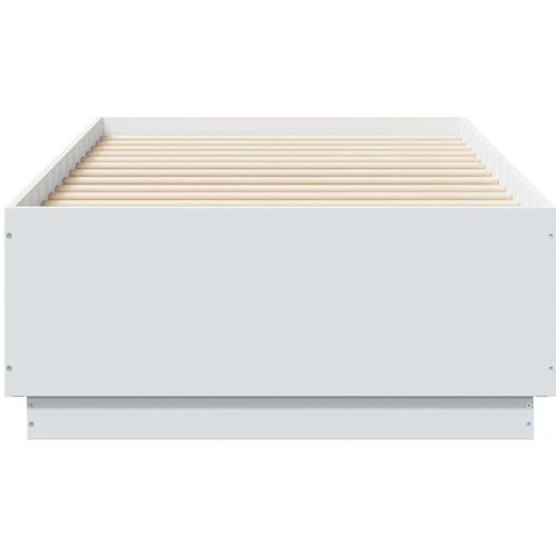  Okvir za krevet s LED svjetlima 90x190 cm konstruirano drvo Slike