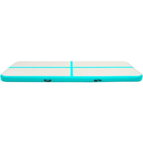  Strunjača na napuhavanje s crpkom 500 x 100 x 20 cm PVC zelena Slike
