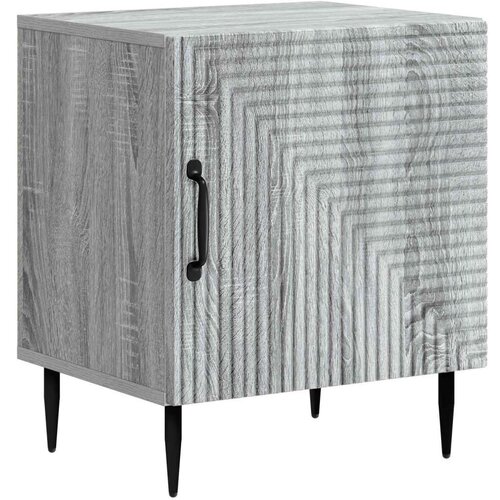  Noćni ormar Siva sonoma 43 x 34 5 x 50 cm Konstruirano drvo - Siva sonoma 1 Cene
