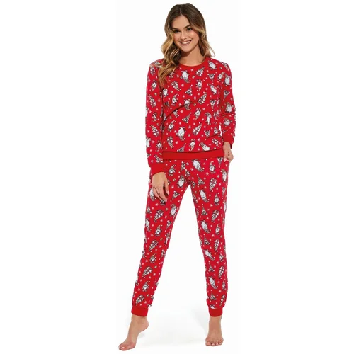 Cornette 163/335 Gnomes 3 L/R Pyjamas S-2XL Women's Red