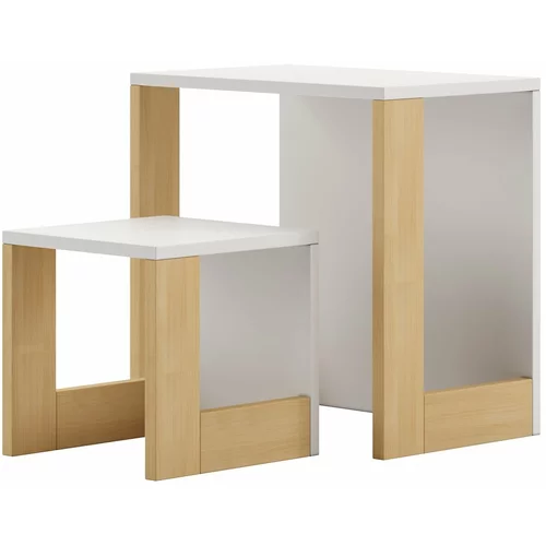 Pinio Komplet otroške pisalne mize in stola 50x34 cm Cube - Pinio