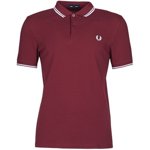 Fred Perry TWIN TIPPED SHIRT Bordo Cene