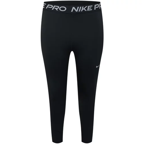 Nike Sportske hlače crna / bijela