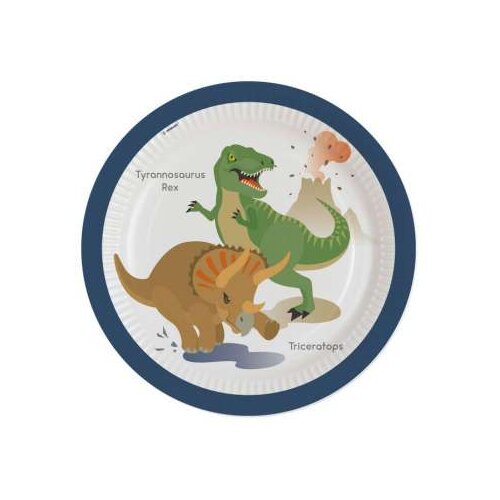 Amscan TANJIR DINOSAUR 23CM Slike